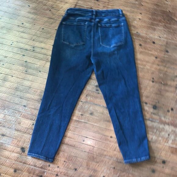 Universal Standard Seine dark wash high rise 16 ankle jeans - Picture 5 of 5